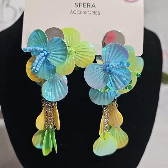 Floral Earrings Elegant Wear Office Wear Career Casual Wedding - Picture 9 of 9